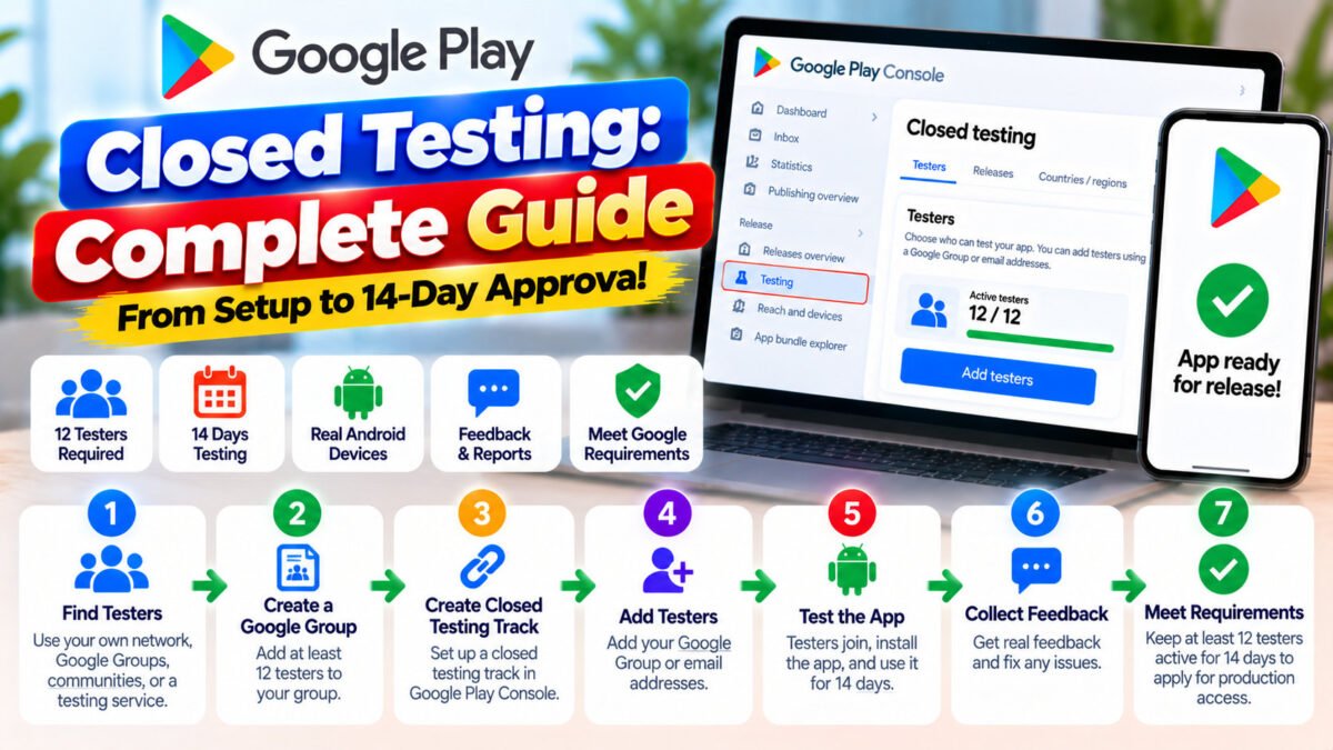 Google Play Closed Testing Complete Guide 2