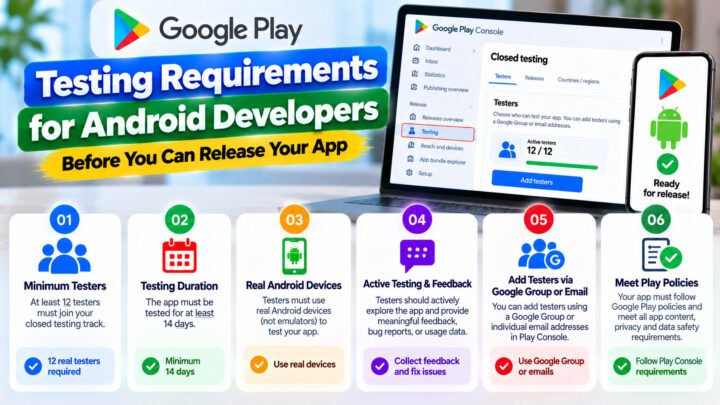 Google Play Testing Requirements for Android Developers