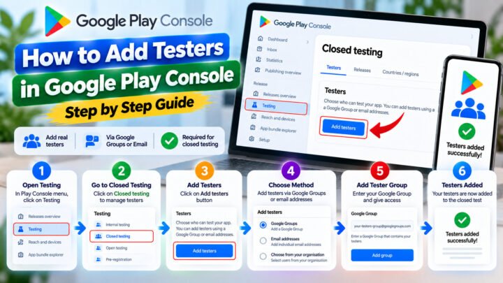 How to Add Testers in Google Play Console
