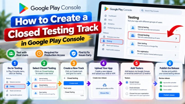 How to Create a Closed Testing Track in Google Play Console